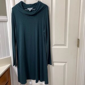 Market & Spruce Teal Long Sleeve Dress